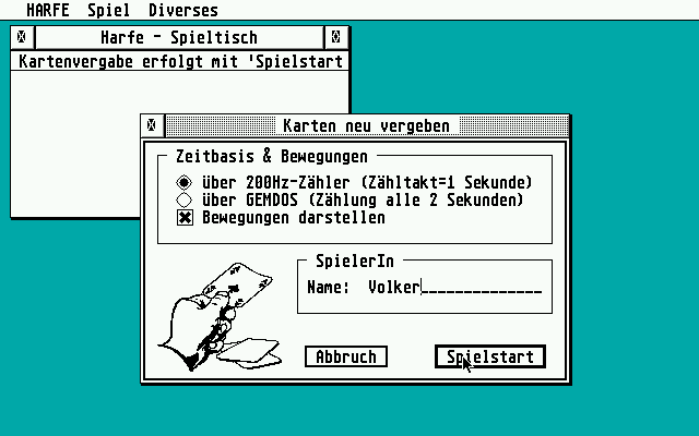 Harfe atari screenshot
